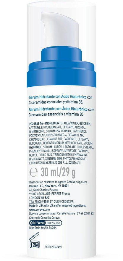 theskinbay.co.uk CeraVe Hyaluronic Acid Serum 30ml CeraVe Acne/Blemish Prone Dry/Dehydrated Skin Hyaluronic Acid Normal Skin Oily Skin Sensitive skin Skincare Teenage Skin