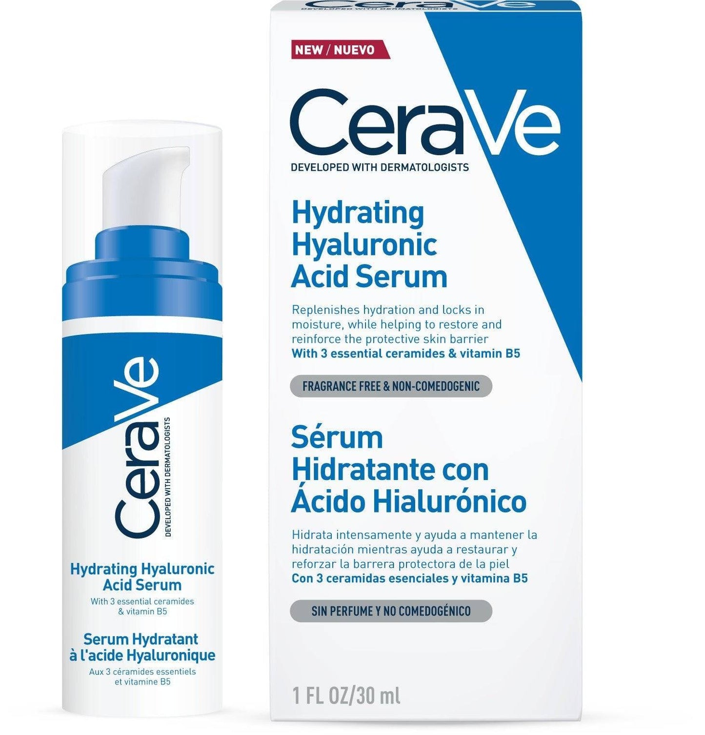 theskinbay.co.uk CeraVe Hyaluronic Acid Serum 30ml CeraVe Acne/Blemish Prone Dry/Dehydrated Skin Hyaluronic Acid Normal Skin Oily Skin Sensitive skin Skincare Teenage Skin