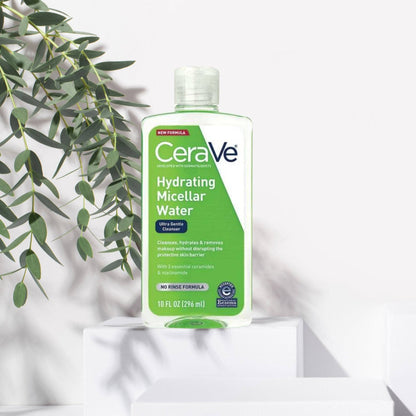 theskinbay.co.uk CeraVe Hydrating Micellar Water 295ml CeraVe Acne/Blemish Prone Cleanser & Toner Dry/Dehydrated Skin micellar water Normal Skin Oily Skin Skincare Teenage Skin