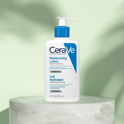 theskinbay.co.uk CeraVe Moisturising Lotion 236ml CeraVe Ageing Skin Dry/Dehydrated Skin face cream Fine Lines & Wrinkles hydrating itchy skin moisturiser Skincare