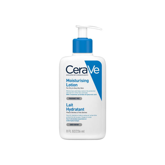 theskinbay.co.uk CeraVe Moisturising Lotion 236ml CeraVe Ageing Skin Dry/Dehydrated Skin face cream Fine Lines & Wrinkles hydrating itchy skin moisturiser Skincare