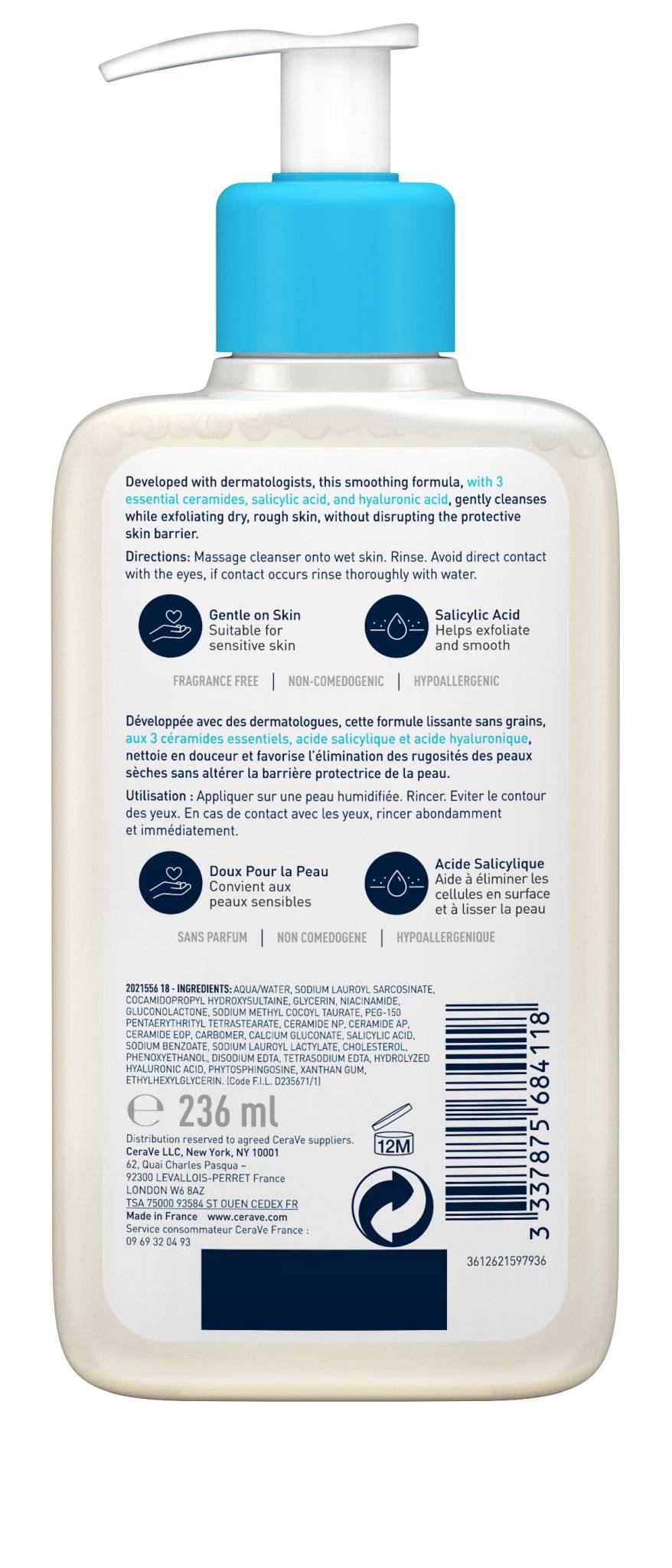 CeraVe SA Smoothing Cleanser 562ml