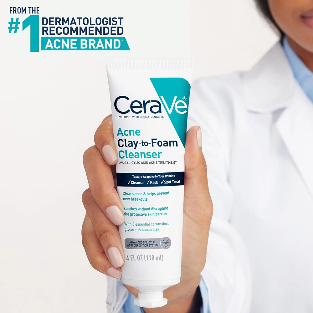 CeraVe Blemish Clay To Foam Cleanser 118ml