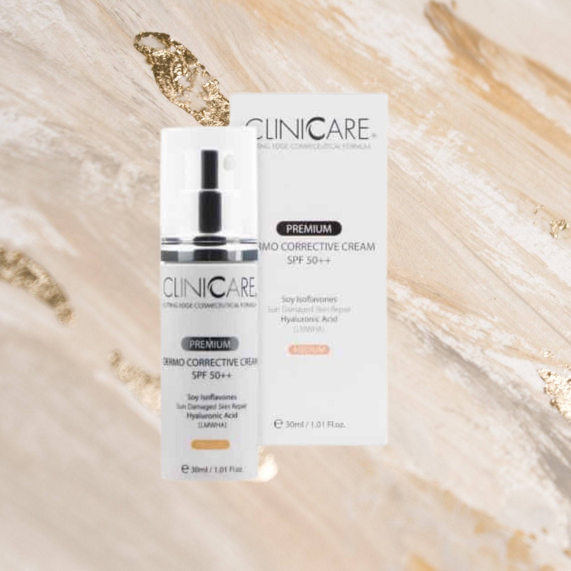 theskinbay.co.uk CLINICCARE Dermo Corrective Cream SPF50++ Darker 30ml Vegan Cliniccare Acne/Blemish Prone Discoloration Dry/Dehydrated Skin face cream moisturiser Normal Skin Oily Skin pigentation Post Procedure Rosacea & Redness Sensitive skin Skincare SPF Sunscreen Uneven Skin Tone