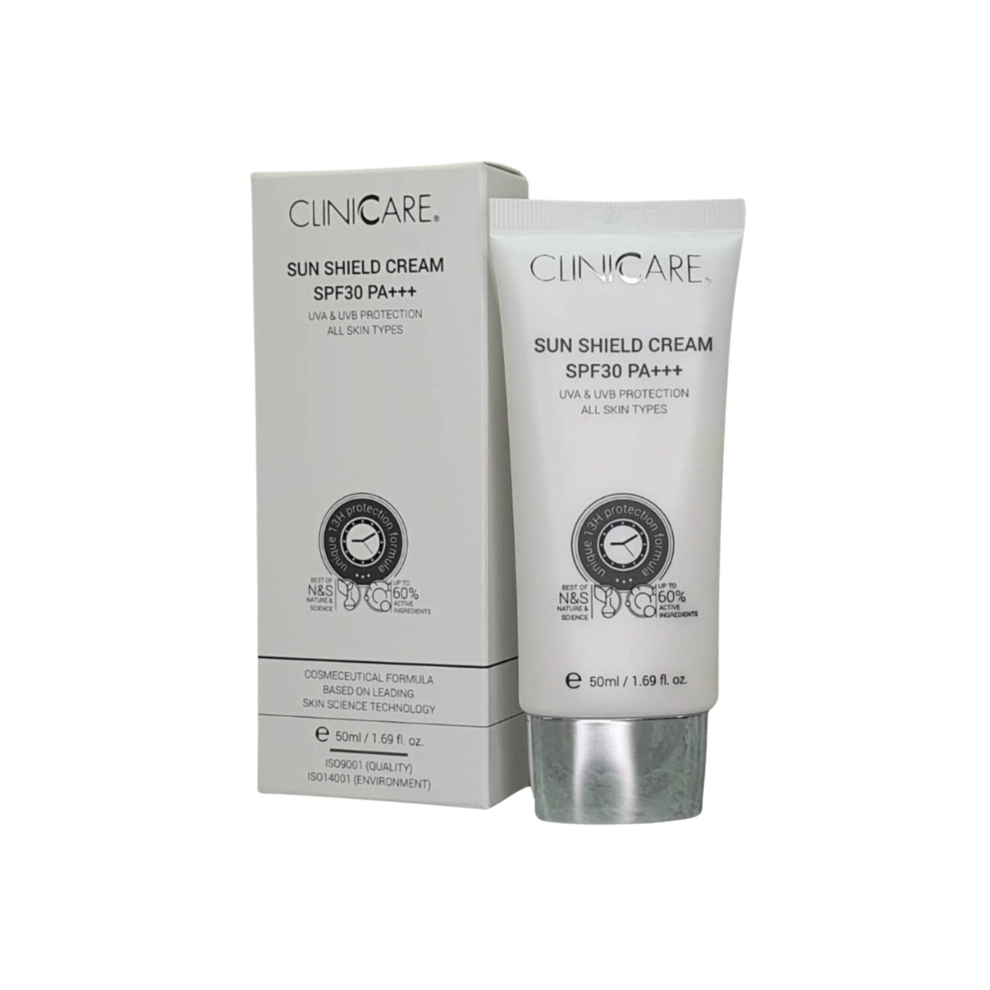 theskinbay.co.uk CLINICCARE Sun Shield Cream (SPF30) Cliniccare Ageing Skin Dry/Dehydrated Skin Fine Lines & Wrinkles Hyperpigmentation Normal Skin Oily Skin Post Procedure Pregnancy Rosacea & Redness Sensitive Skin Skincare Sun Damaged Sunscreen Vegan