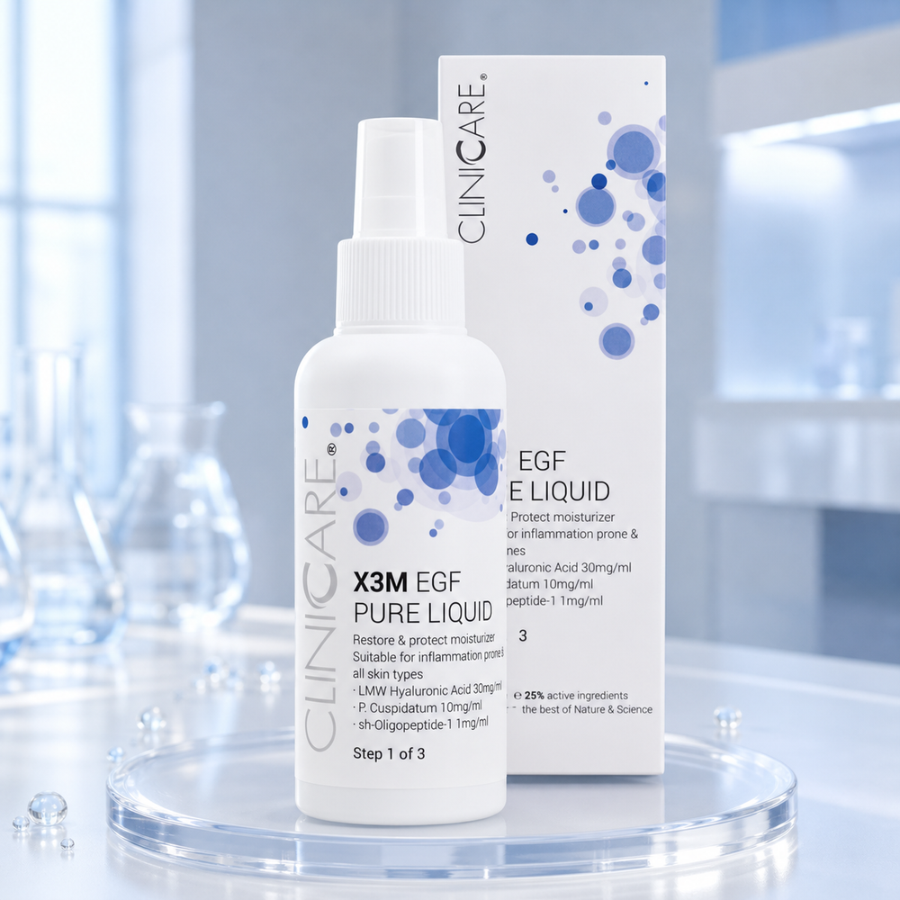 ClinicCare X3M EGF Pure Liquid Moisturiser 100ml
