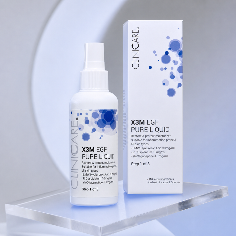 ClinicCare X3M EGF Pure Liquid Moisturiser 100ml