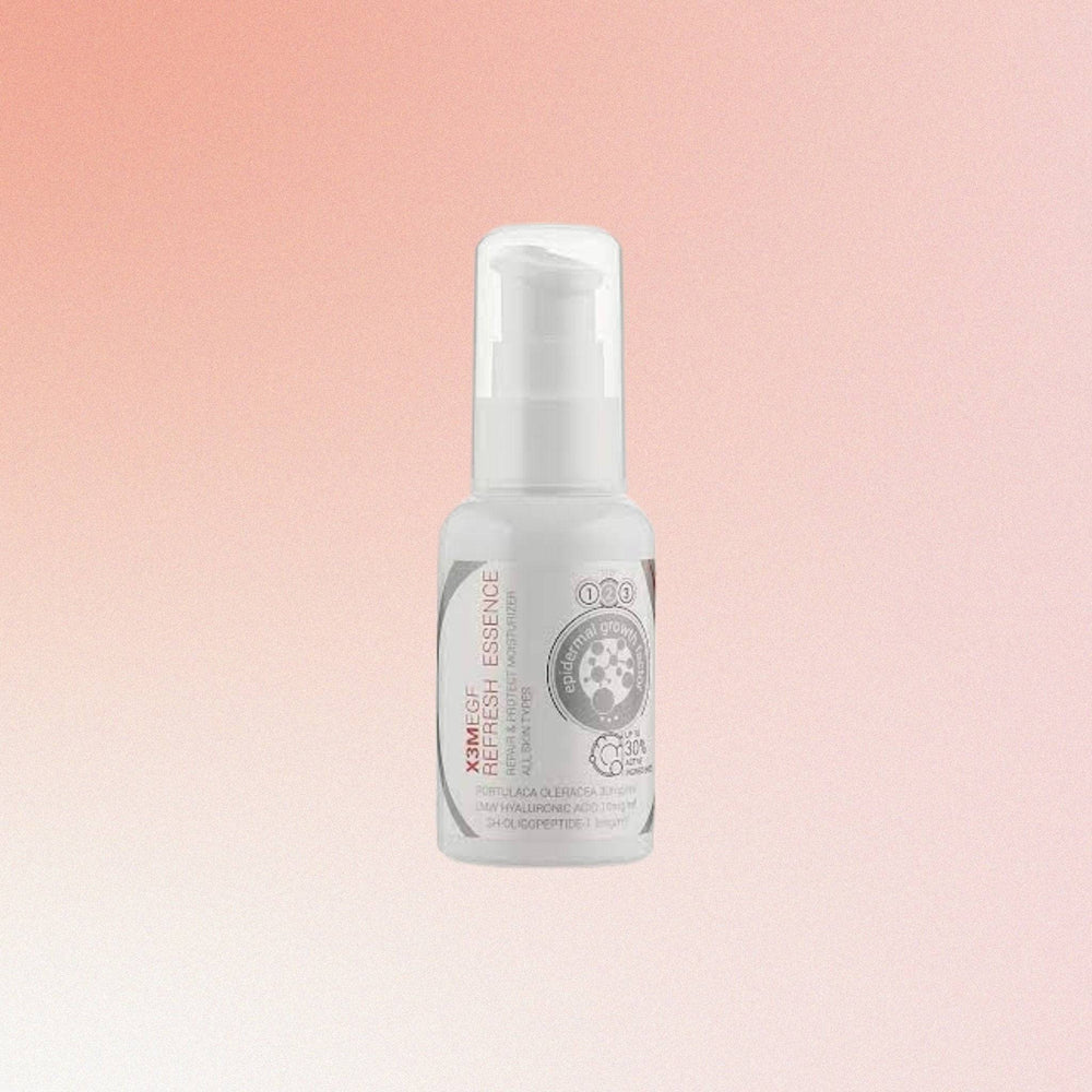 theskinbay.co.uk ClinicCare X3M EGF Refresh Essence ClinicCare Ageing Skin Dry/Dehydrated Skin Fine Lines & Wrinkles Hyaluronic Acid Menopause Skincare Vegan