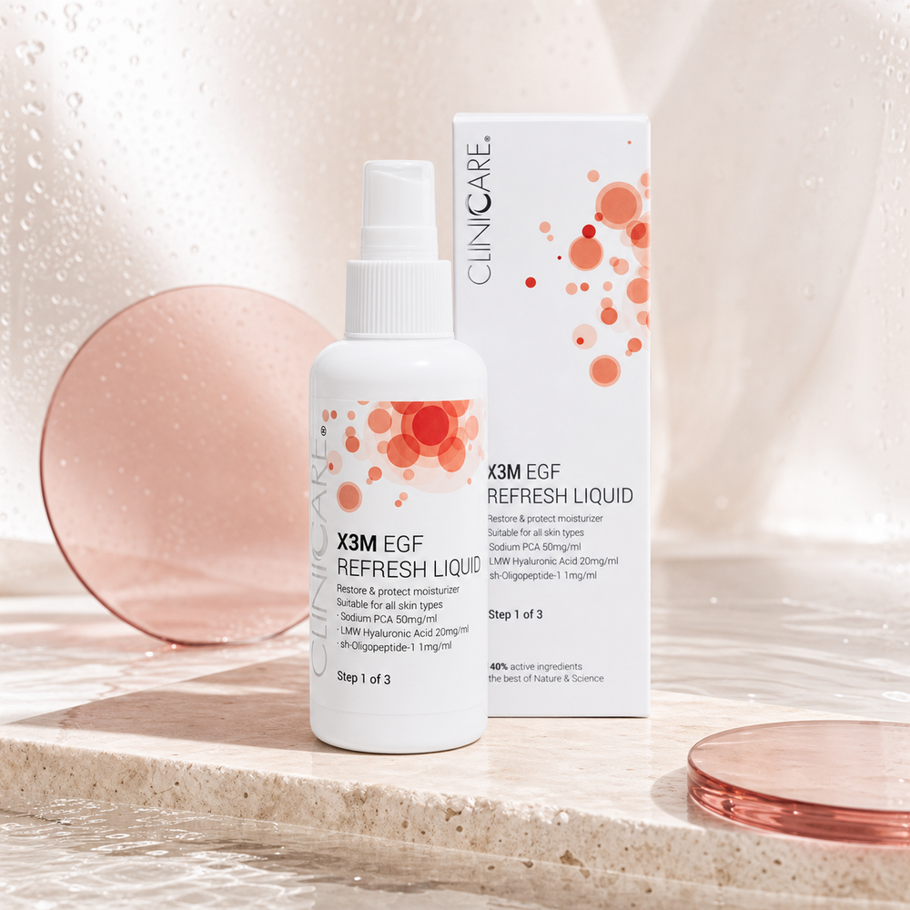 ClinicCare X3M EGF Refresh Liquid Moisturiser 100ml