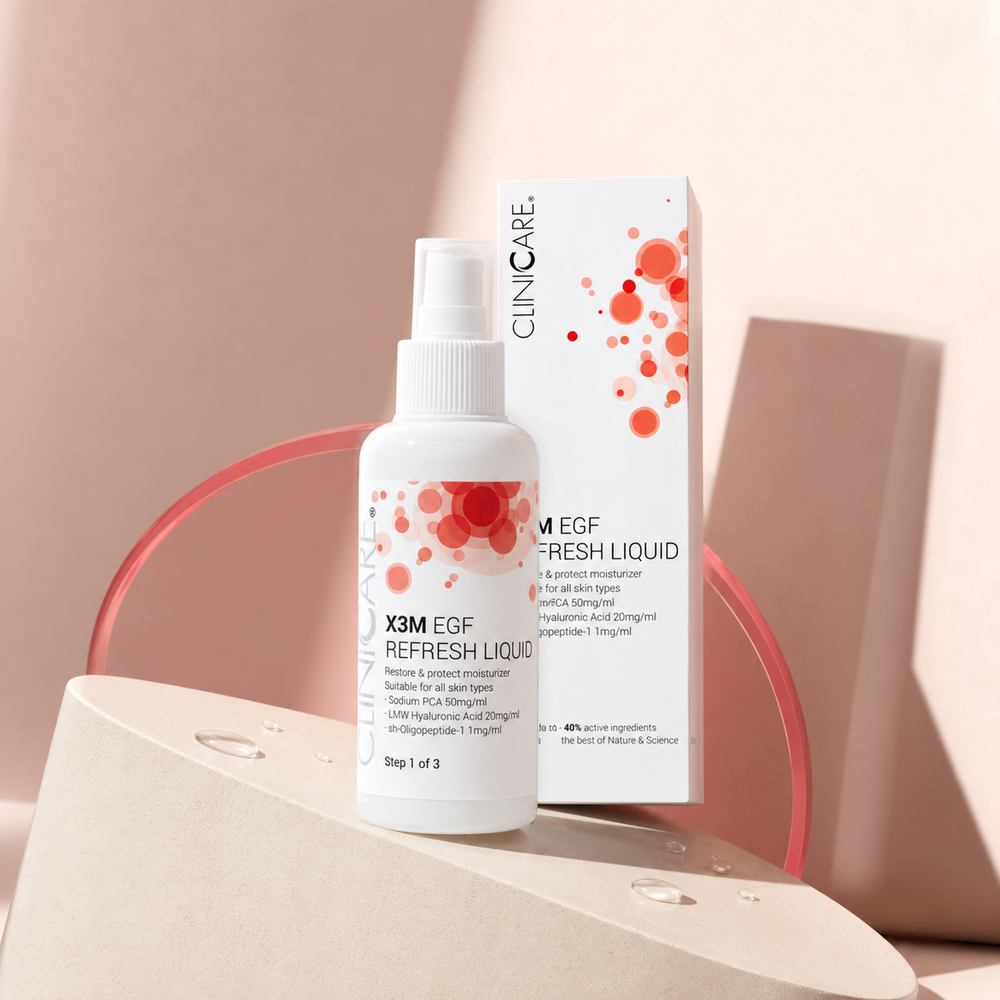 ClinicCare X3M EGF Refresh Liquid Moisturiser 100ml
