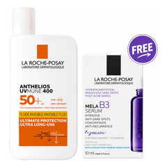 La Roche Posay Anthelios SPF50 + Mela B3 10ml Bundle