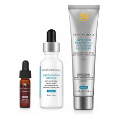 SkinCeuticals Discolouration Defense Serum 30ml + Advanced Brightening UV Defense SPF50 40ml C E Ferulic 4ml Bundle