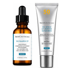 SkinCeuticals Silymarin CF 30ml + Oil Shield UV Defense SPF50 30ml Duo