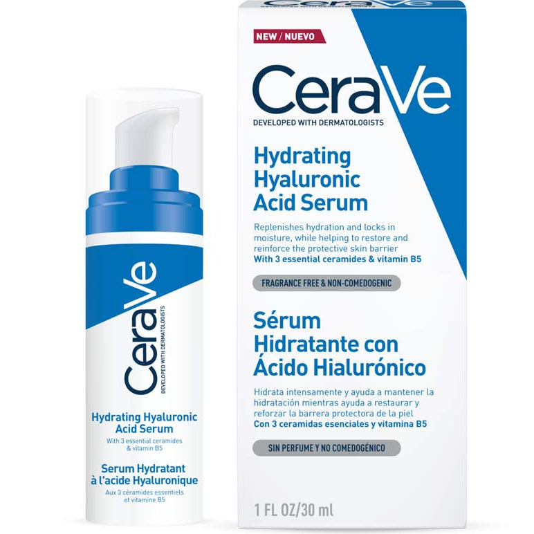 CeraVe Hydrating Hyaluronic Acid Serum 30ml – front view