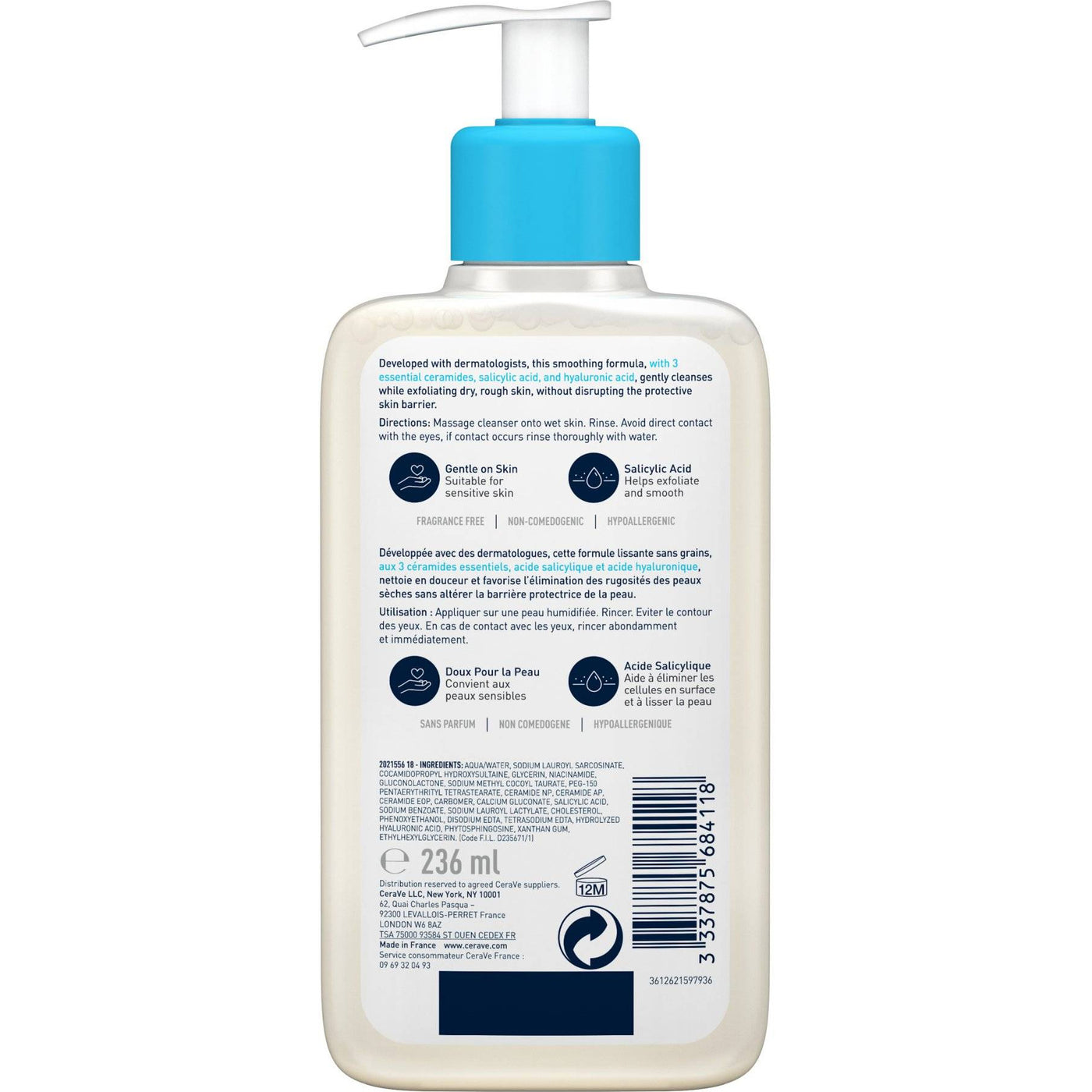 CeraVe SA Smoothing Cleanser 562ml