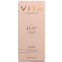 Vita Liberata The H.A+ Face Tan box packaging on a white background 