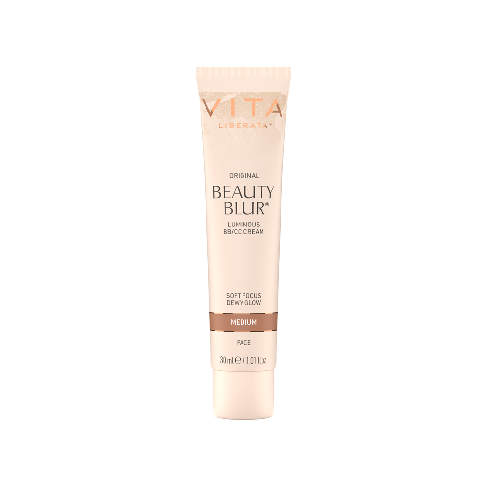 Tube of Vita Liberata Beauty Blur BB/CC cream medium
