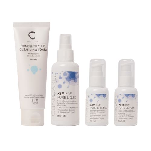 ClinicCare Pure Range Bundle + Concentrated Cleansing Foam 100ml