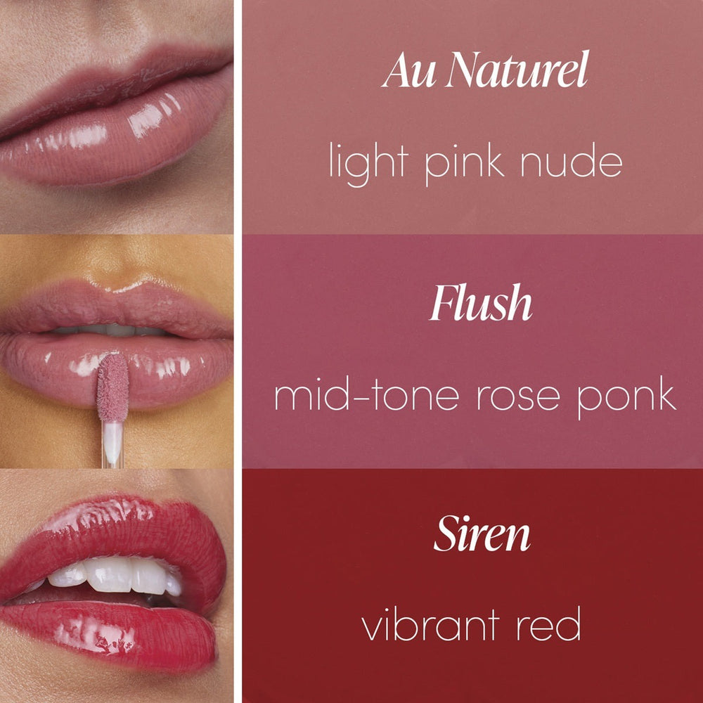 Jane Iredale Glaze & Glow Colorluxe High Impact Lip Glaze Trio Kit