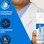 CeraVe Hydrating Hyaluronic Acid Serum 30ml – application view