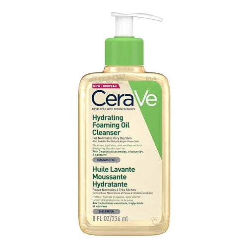 CeraVe Hydrating Foaming Oil Cleanser 473ml Squalane