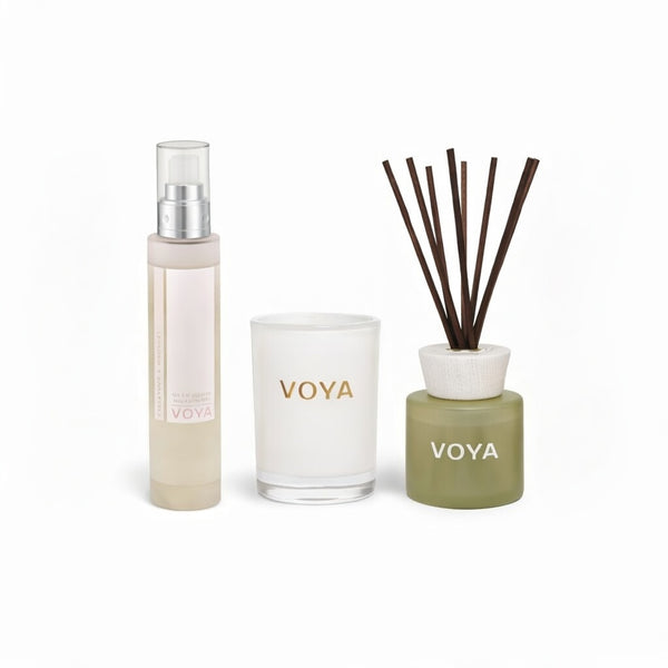 Voya Cederwood & Bergamot Home Fragrance Bundle