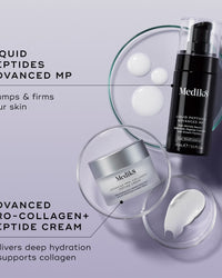 Medik8 Peptide Boosters Kit Liquid Peptides Advanced MP 30ml + Advanced pro-collagen+ Peptide Cream 12.5ml