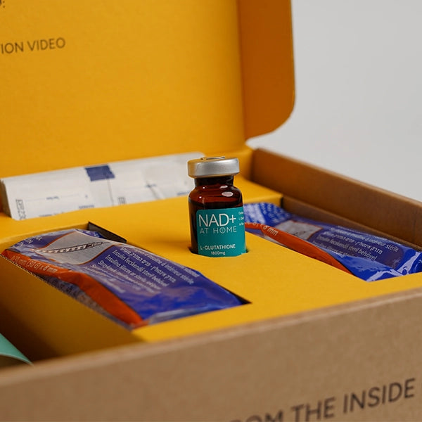 Supplementing NAD+ and L-Glutathione together provides powerful benefits: enhanced cellular energy, improved detoxification, strong antioxidant defence, DNA repair and anti-ageing, boosted immune function, enhanced brain health, improved metabolic health, and reduced inflammation.