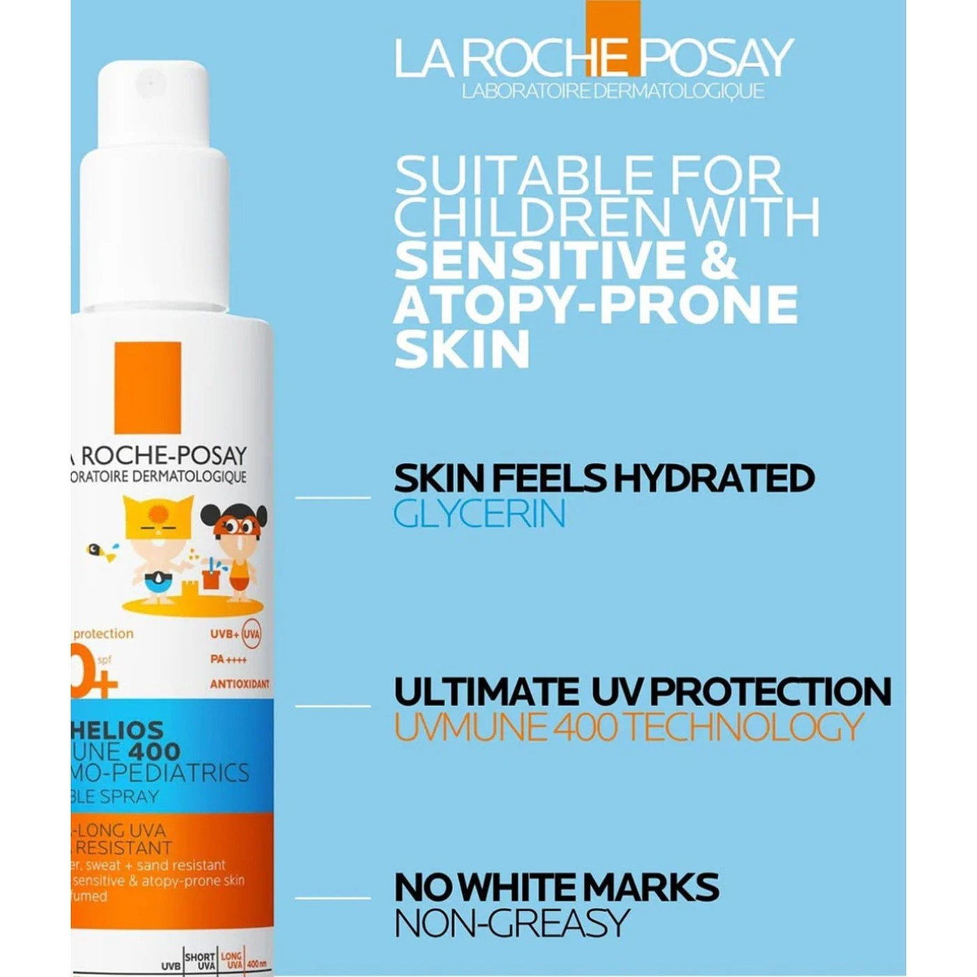 La Roche-Posay Anthelios UVMune 400 Dermo-Pediatric Spray SPF50+ 200ml