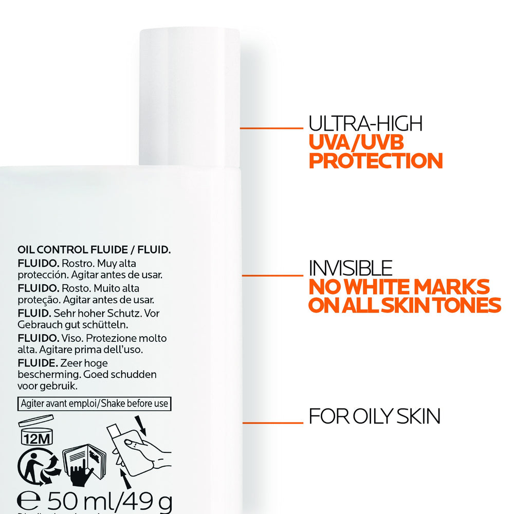 La Roche-Posay Anthelios UVMune 400 Oil Control Invisible Fluid SPF50+ 50ml
