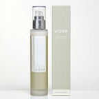 Voya skincare bottle and packaging on a white background