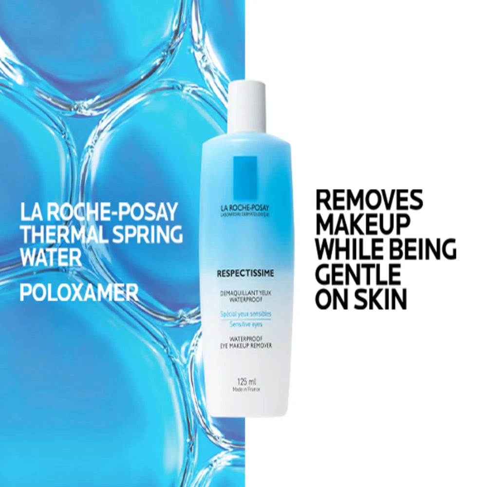 La Roche-Posay Respectissime Waterproof Gentle Eye Makeup Remover 125ml Eye Care