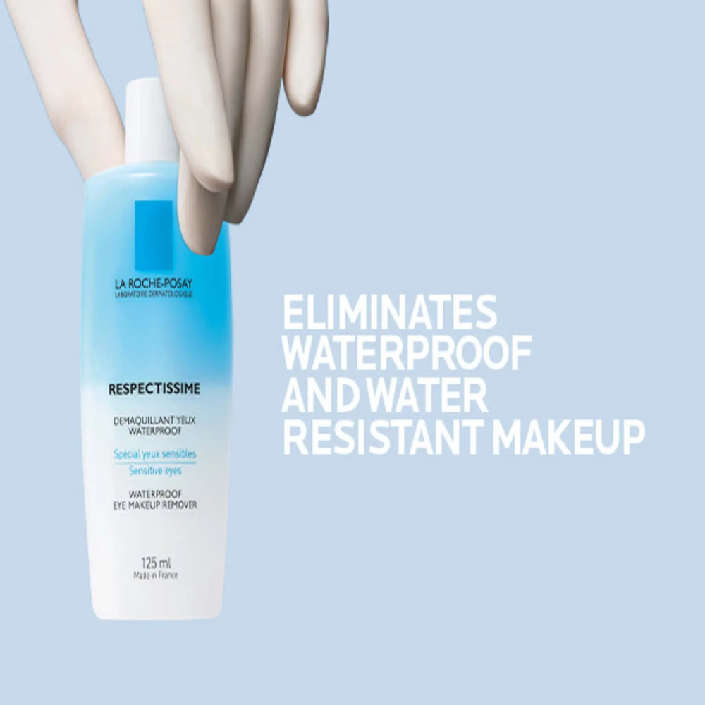 La Roche-Posay Respectissime Waterproof Gentle Eye Makeup Remover 125ml Eye Care