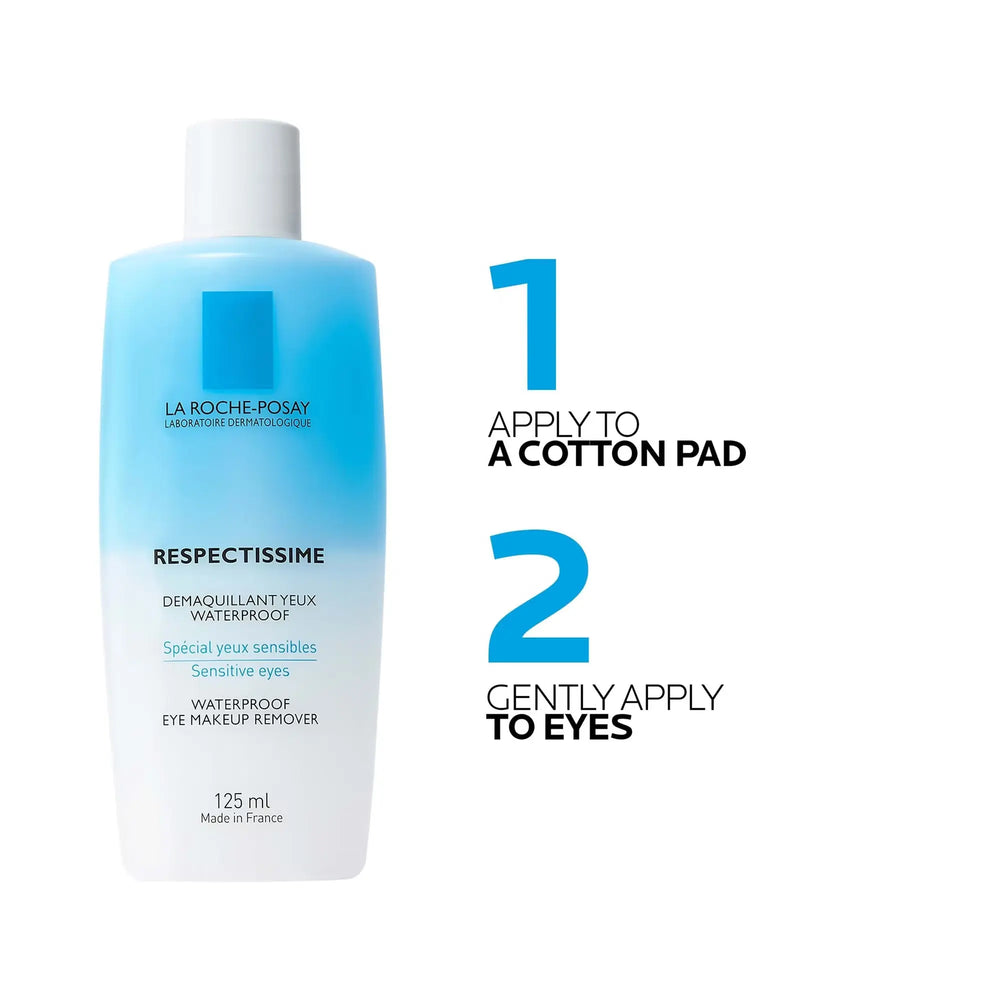 La Roche-Posay Respectissime Waterproof Gentle Eye Makeup Remover 125ml Eye Care