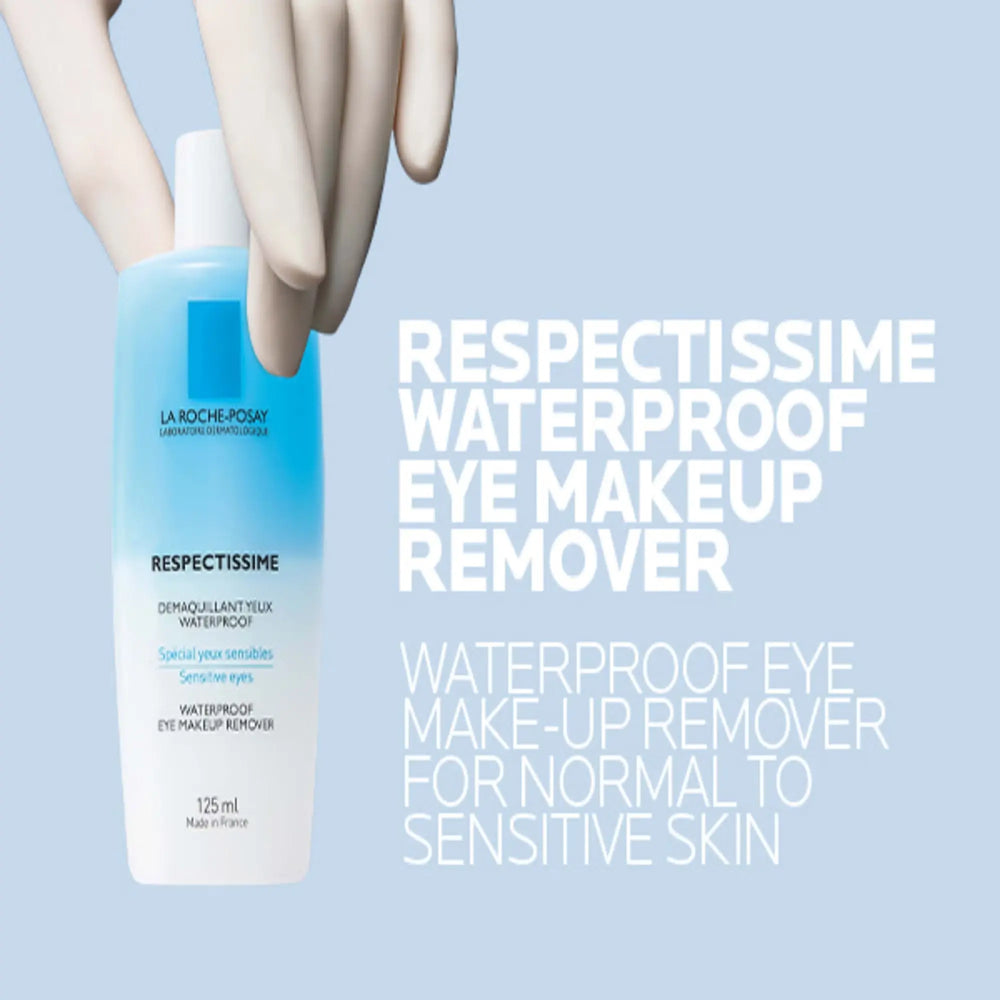 La Roche-Posay Respectissime Waterproof Gentle Eye Makeup Remover 125ml Eye Care