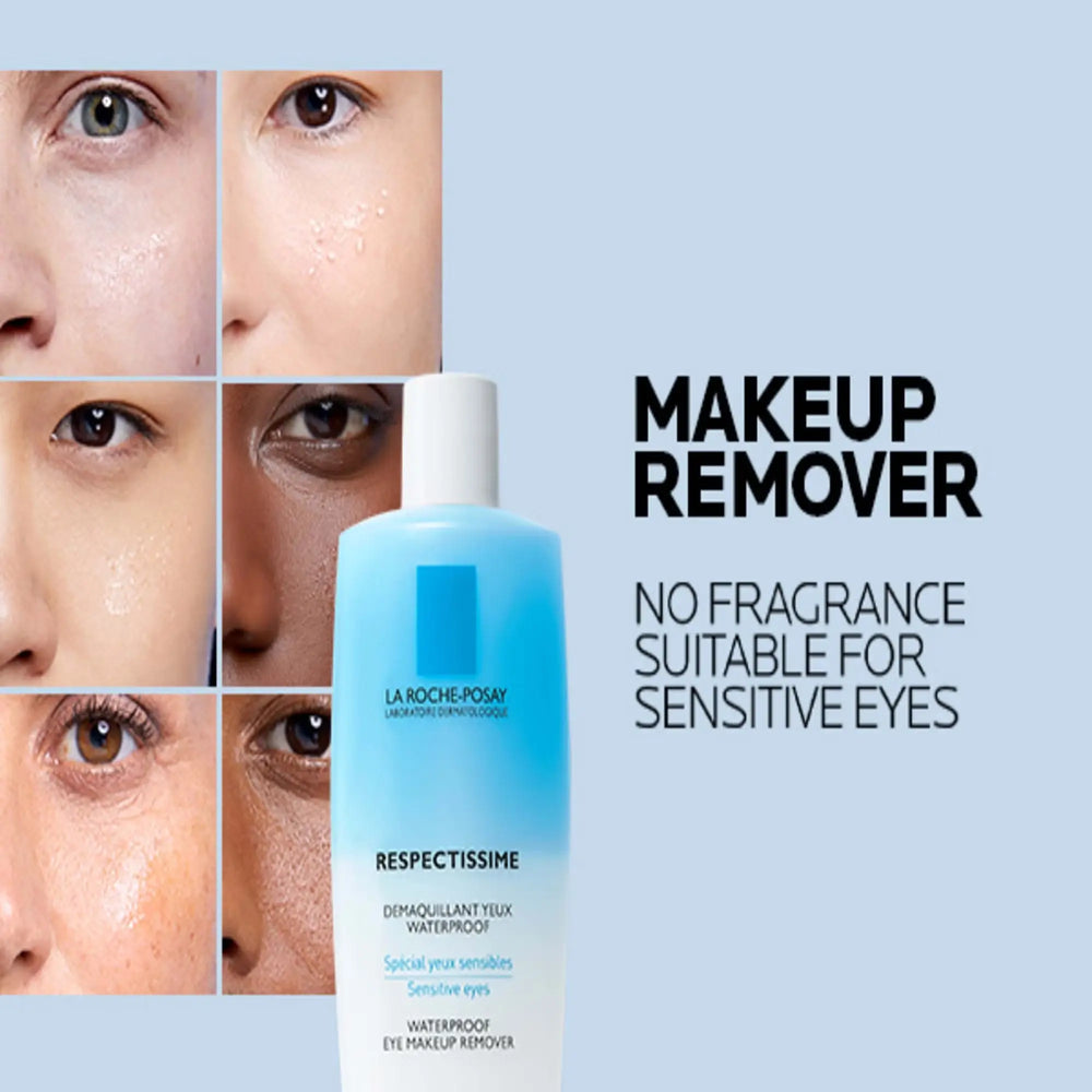 La Roche-Posay Respectissime Waterproof Gentle Eye Makeup Remover 125ml Eye Care