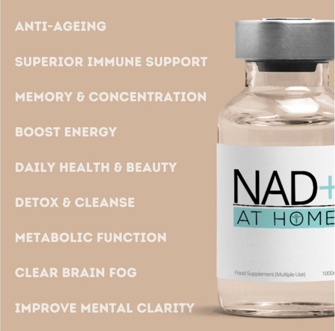 theskinbay.co.uk NAD+ AT HOME 1000mg NAD+ Acne/Blemish Prone Ageing Skin anti aging Health & Wellness Nad+ Uneven Skin Tone