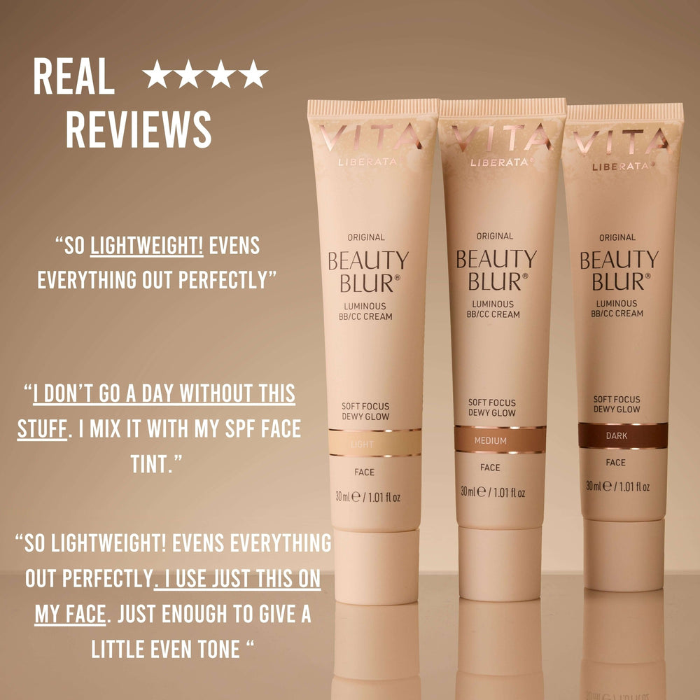 Vita Liberata Original Beauty Blur, Luminous BB/CC Cream, Medium 30ml