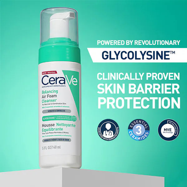 CeraVe Balancing Air Foam Foaming Facial Cleanser 150ml