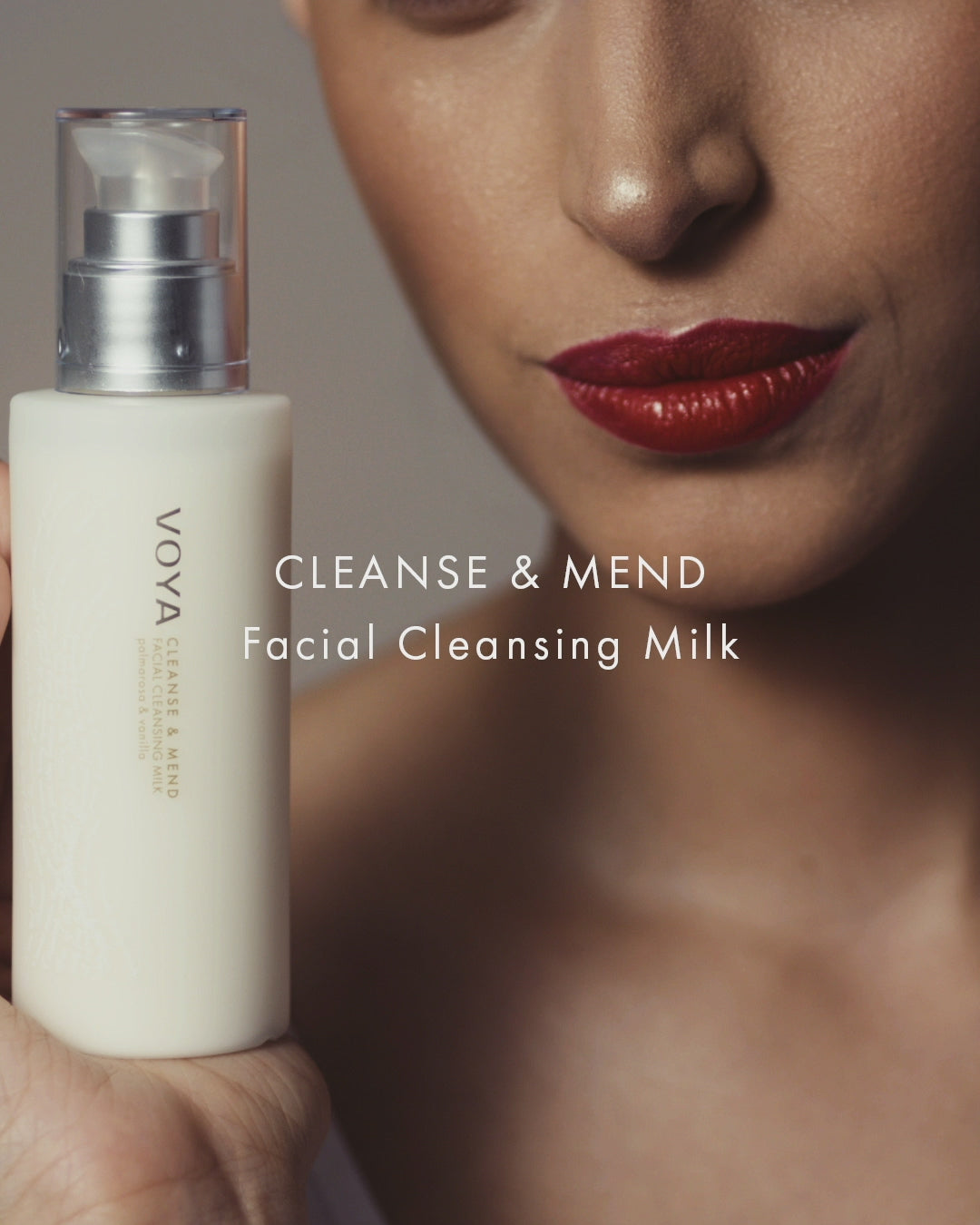 VOYA Cleanse and Mend is a luxurious, silky smooth, velvety facial cleansing milk, how to use video