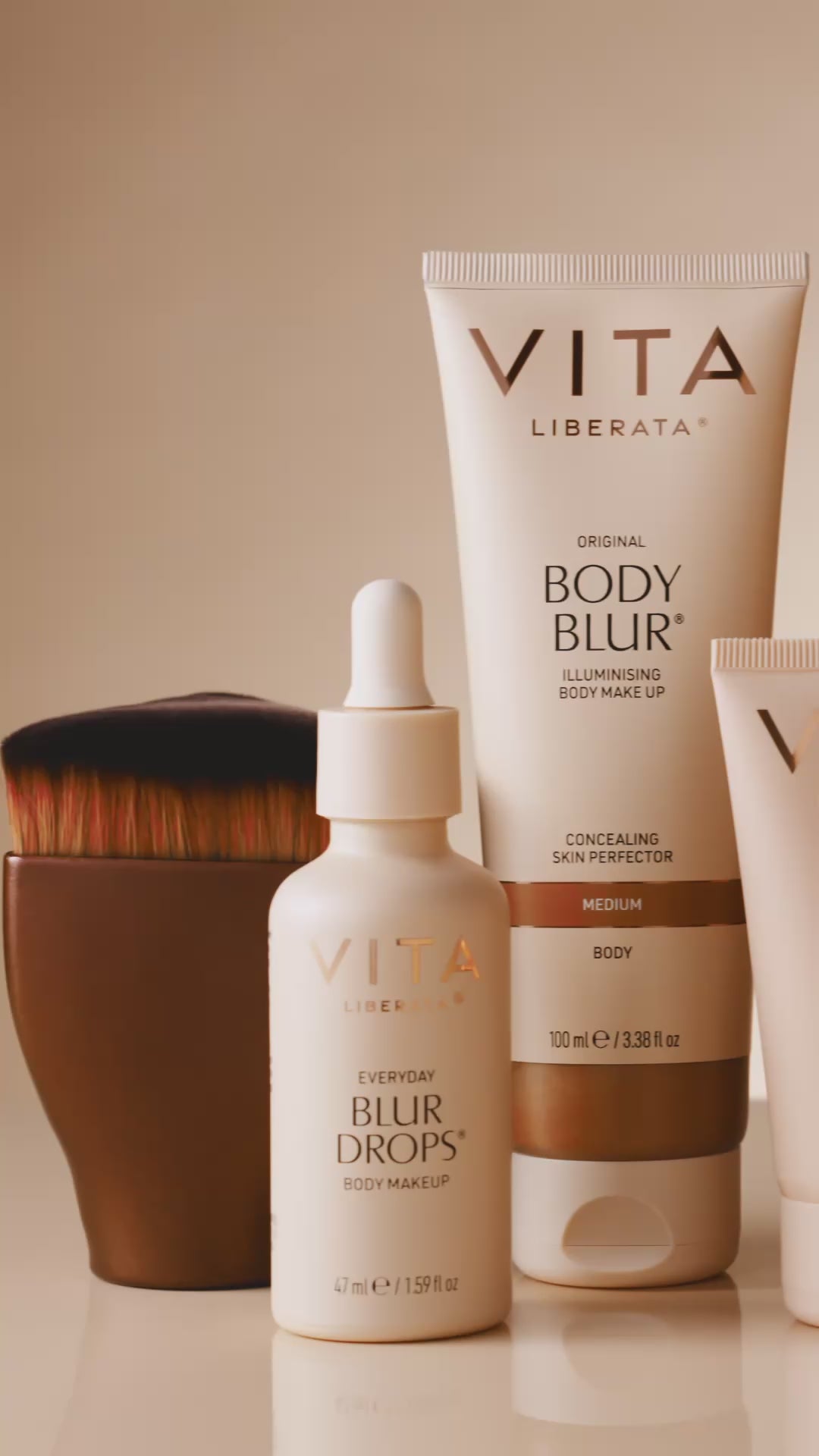 Portrait Video of new Vita Liberata branded products and brushes 