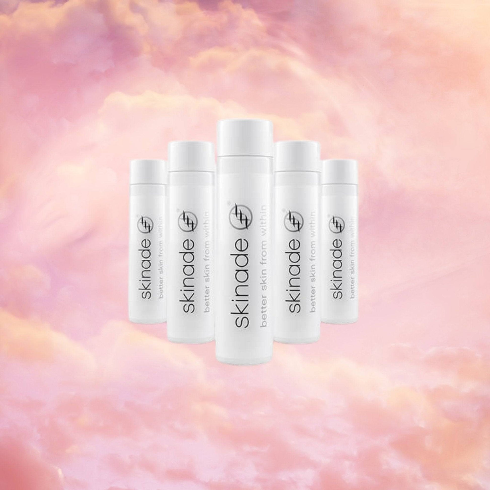 theskinbay.co.uk Skinade 60 Day Supply bottles Skinade Ageing Skin Dry/Dehydrated Skin Fine Lines & Wrinkles Health & Wellness Menopause Normal Skin Oily Skin Rosacea & Redness Sensitive Skin Skincare Teenage Skin