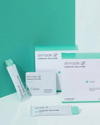 theskinbay.co.uk Skinade Targeted Solutions Clear 30 Day Supply Skinade Acne/Blemish Prone Dry/Dehydrated Skin Oily Skin Skincare Teenage Skin