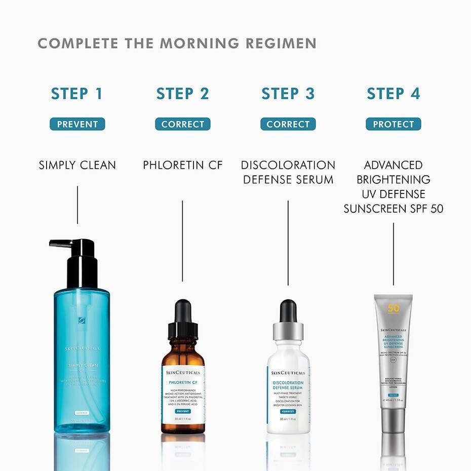 theskinbay.co.uk SkinCeuticals Discoloration Defense Serum 30ml SkinCeuticals Ageing Skin Discoloration Hyperpigmentation Menopause Mens Skincare Sun Damaged Uneven Skin Tone