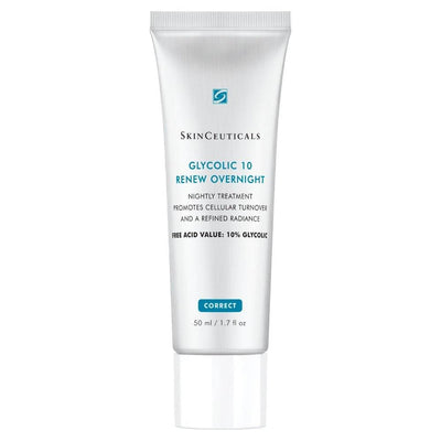 Skinceuticals Glycolic Renew Glycolic Renewal Cleanser 150ml + Glycolic 10 Renew Overnight 50ml Bundle