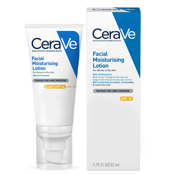 CeraVe AM Facial Moisturising Lotion SPF30 Twin Pack 2 x 52ml