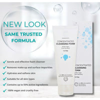 New packaging same old formula ClinicCare concentrated cleaning foam 
Make up remover all skin types vegan and cruelty free