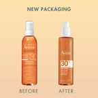 Avène Sun Sensitive Sun Oil Spray SPF30 — formula and texture
