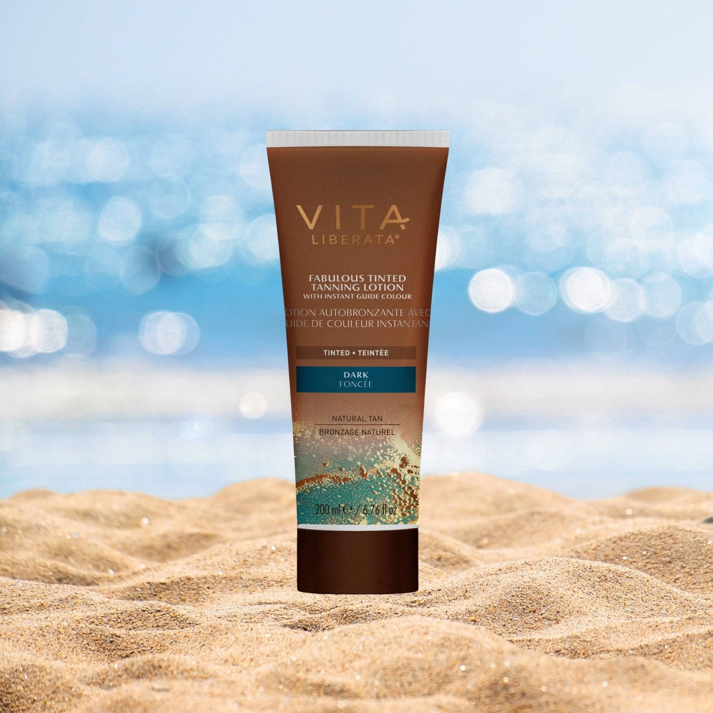 Vita Liberata Fabulous Tinted Tanning Lotion Dark (200ml) - theskinbay.co.uk