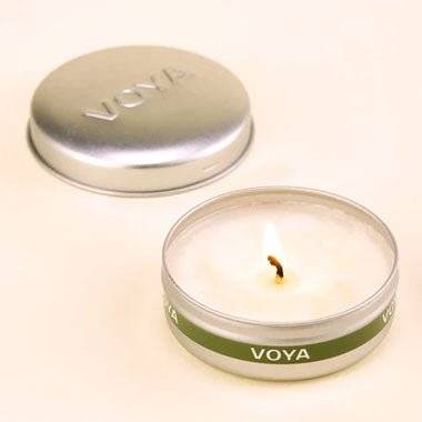 theskinbay.co.uk VOYA AFRICAN LIME & CLOVE MINI SCENTED CANDLE Voya Candles & Reeds Certified Organic